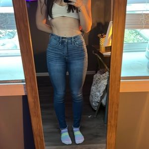 00s Holister curvy high rise jeans super skinny w-23 L-26